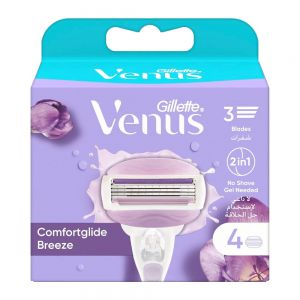 تیغ یدک Gillette سری Venus مدل Comfort Glide Breeze تعداد 4 عدد