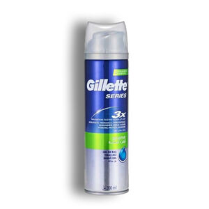 ژل اصلاح مردانه Gillette سری Sensitive حجم 200 میل