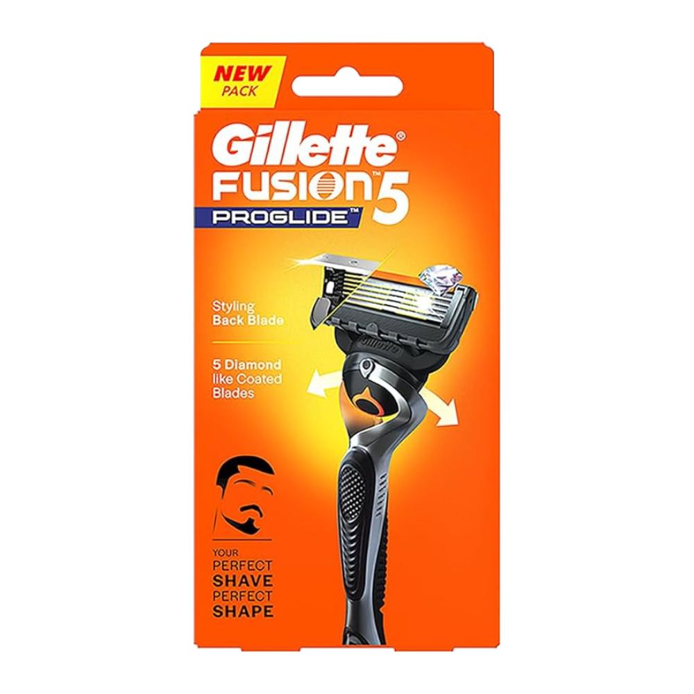 تیغ اصلاح ژیلت Gillette سری  Fusion5 مدل Proglide یک دسته به همراه تیغ یدک بسته 1 عددی