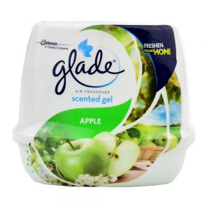 ژل خوشبو کننده هوا گلید Glade مدل Green Apple با رایحه سیب سبز 180 گرم
