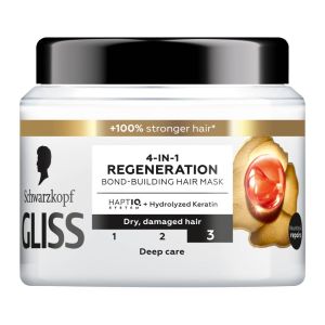 ماسک مو بازسازی کننده گلیس Gliss مدل Regeneration حجم 400 میل