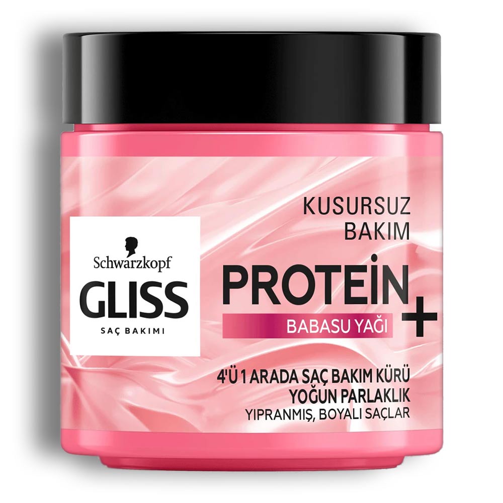 روغن ترمیم مو Gliss سری Protein Plus مدل Babassu Nut Oil حجم 400 میل