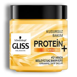 روغن ترمیم مو Gliss سری Protein Plus مدل Shea Butter حجم 400 میل