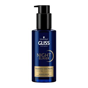 سرم مو شبانه Gliss مدل Night Elixir ترمیم کننده حجم 100 میل