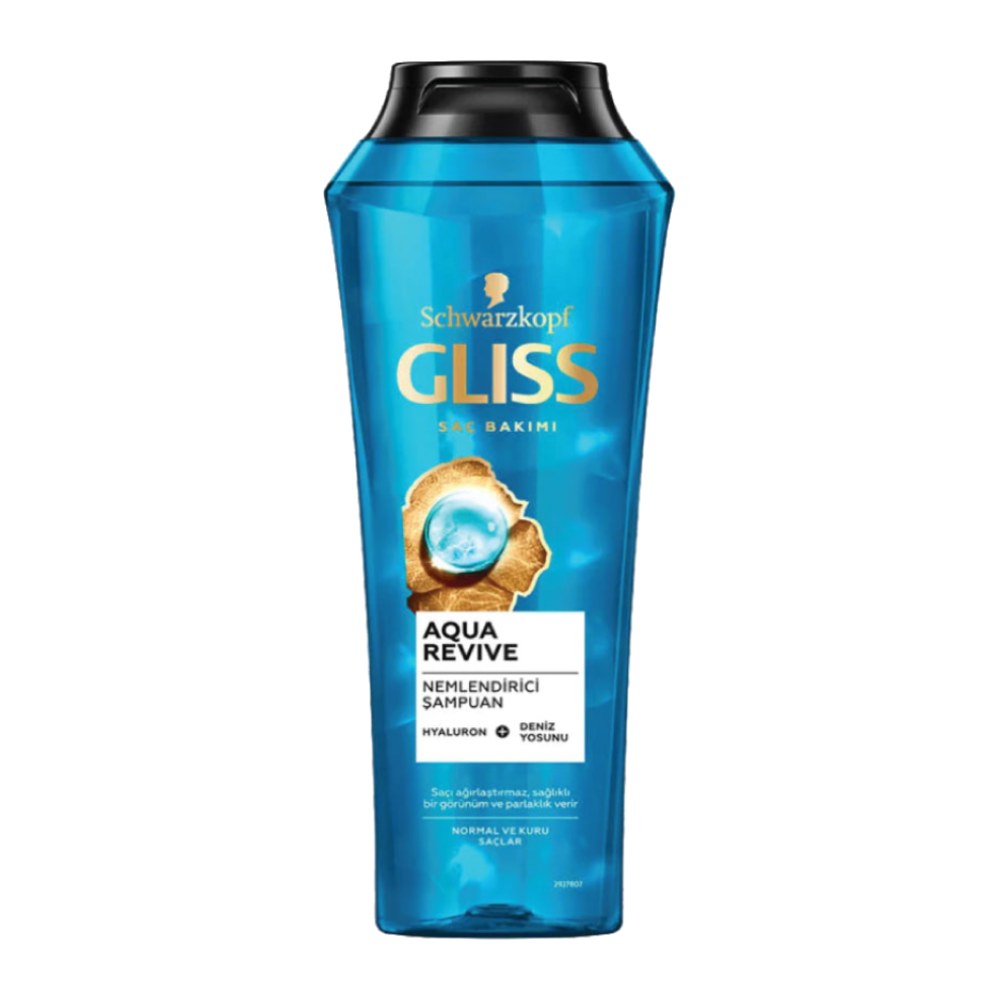 شامپو آبرسان مو Gliss مدل Aqua Revive مناسب موهای معمولی و خشک حجم 500 میل