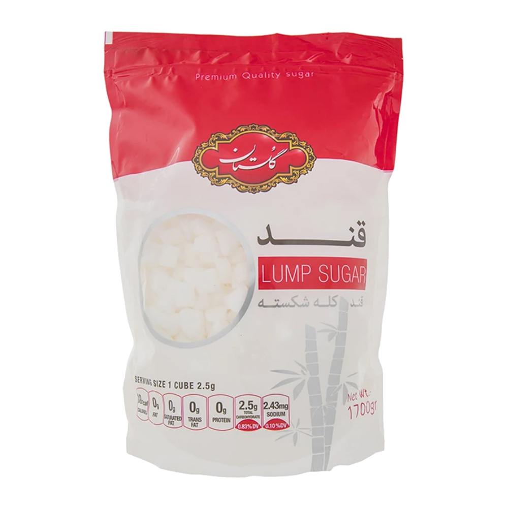 قند شکسته گلستان Golestan بسته بندی پاکتی وزن 1700 گرم