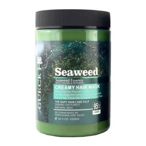 ماسک مو ترمیم کننده گوک Gueck مدل Seaweed حاوی عصاره جلبک دریایی حجم 1000 میل