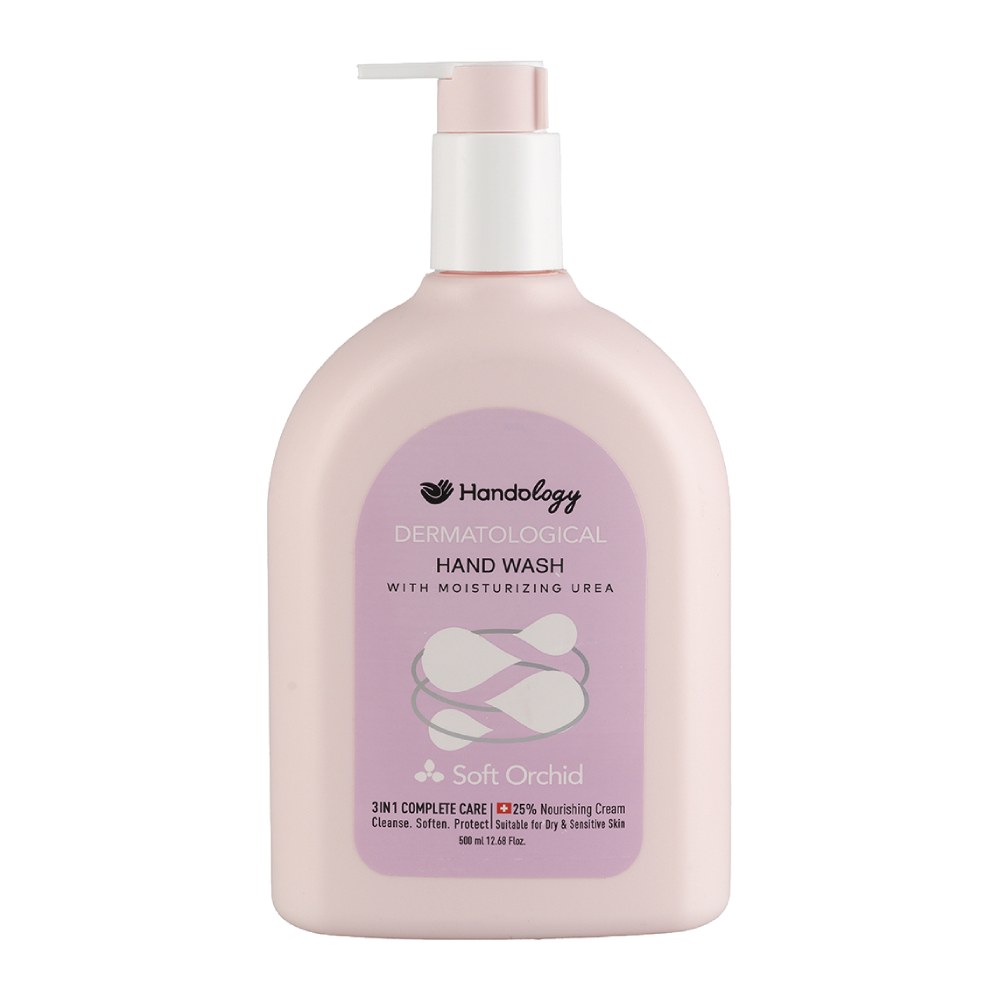 مایع دستشویی کرمی هندولوژی Handology مدل Soft Orchid حجم 500 میل