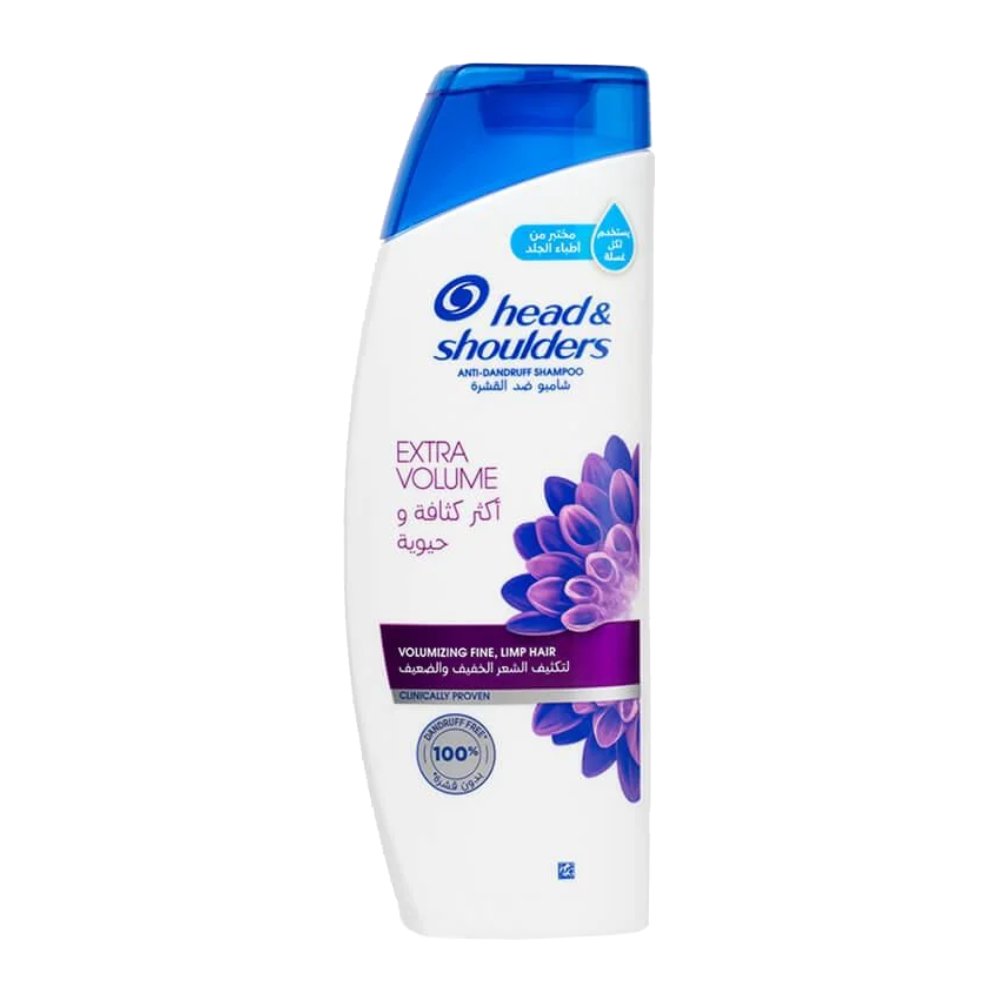 شامپو ضد شوره Head And Shoulders مدل Extra Volum حجم دهنده مو حجم 400 میل