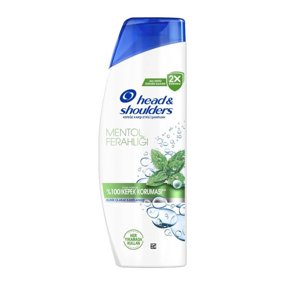 شامپو ضد شوره Head And Shoulders مدل Mentol Ferahligi نرم کننده مو حجم 330 میل