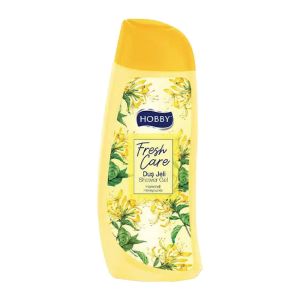 شامپو بدن هوبی Hobby سری Fresh Care مدل Honeysuckle رایحه گل یاس پیچ امین الدوله حجم 500 میل