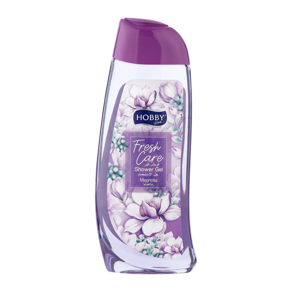شامپو بدن هوبی Hobby سری Fresh Care مدل Magnolia رایحه گل مگنولیا حجم 500 میل