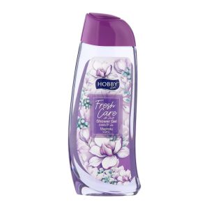 شامپو بدن هوبی Hobby سری Fresh Care مدل Magnolia رایحه گل مگنولیا حجم 500 میل