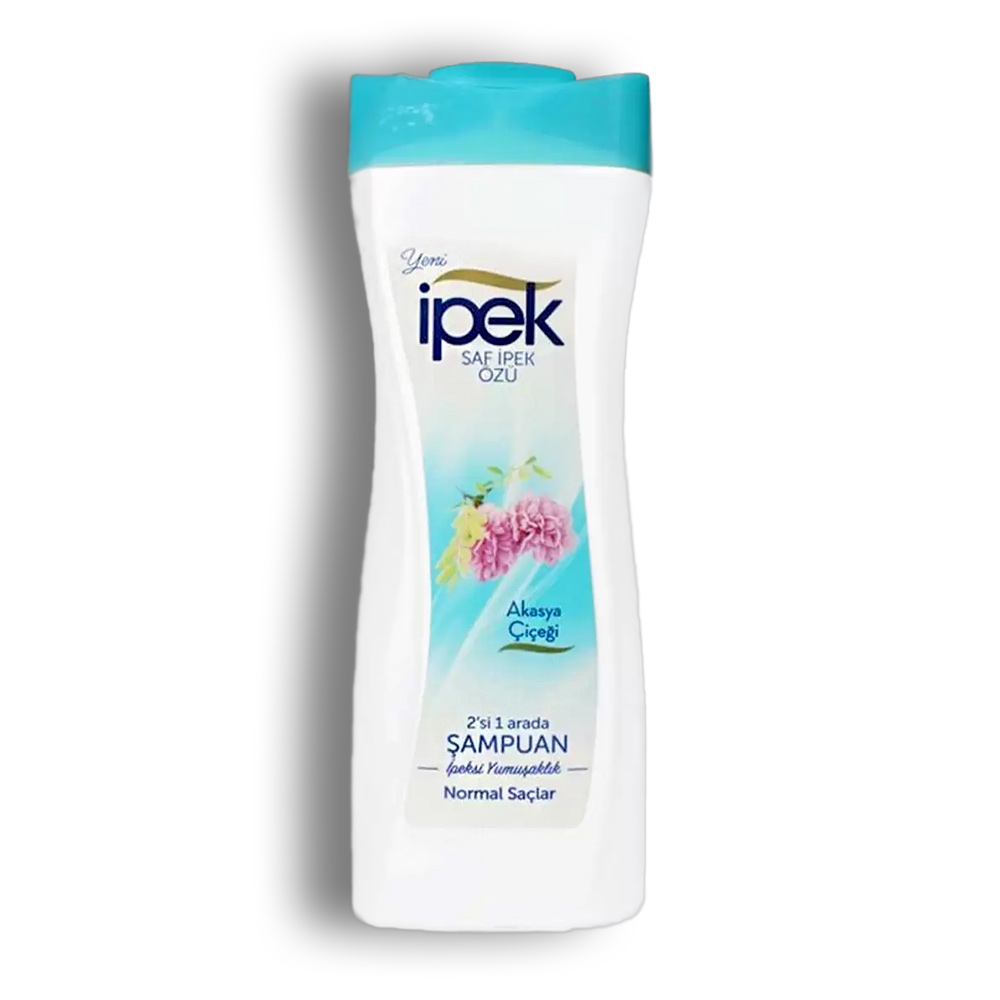 شامپو سر Ipek سری Pure Silk Extract مدل Silky Softness حجم 600 میل