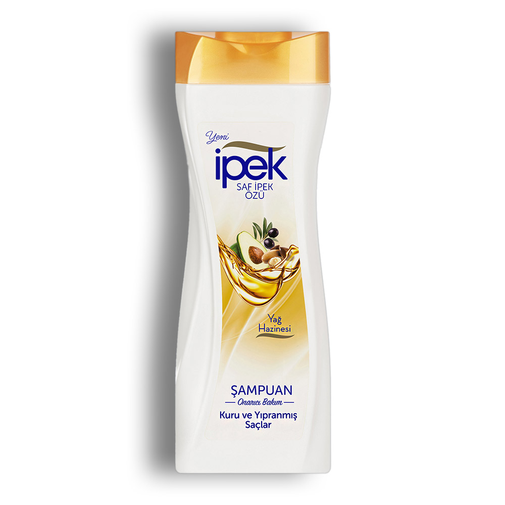 شامپو موی سر Ipek سری Pure Silk Extract مدل Repairing Care حجم570 میل