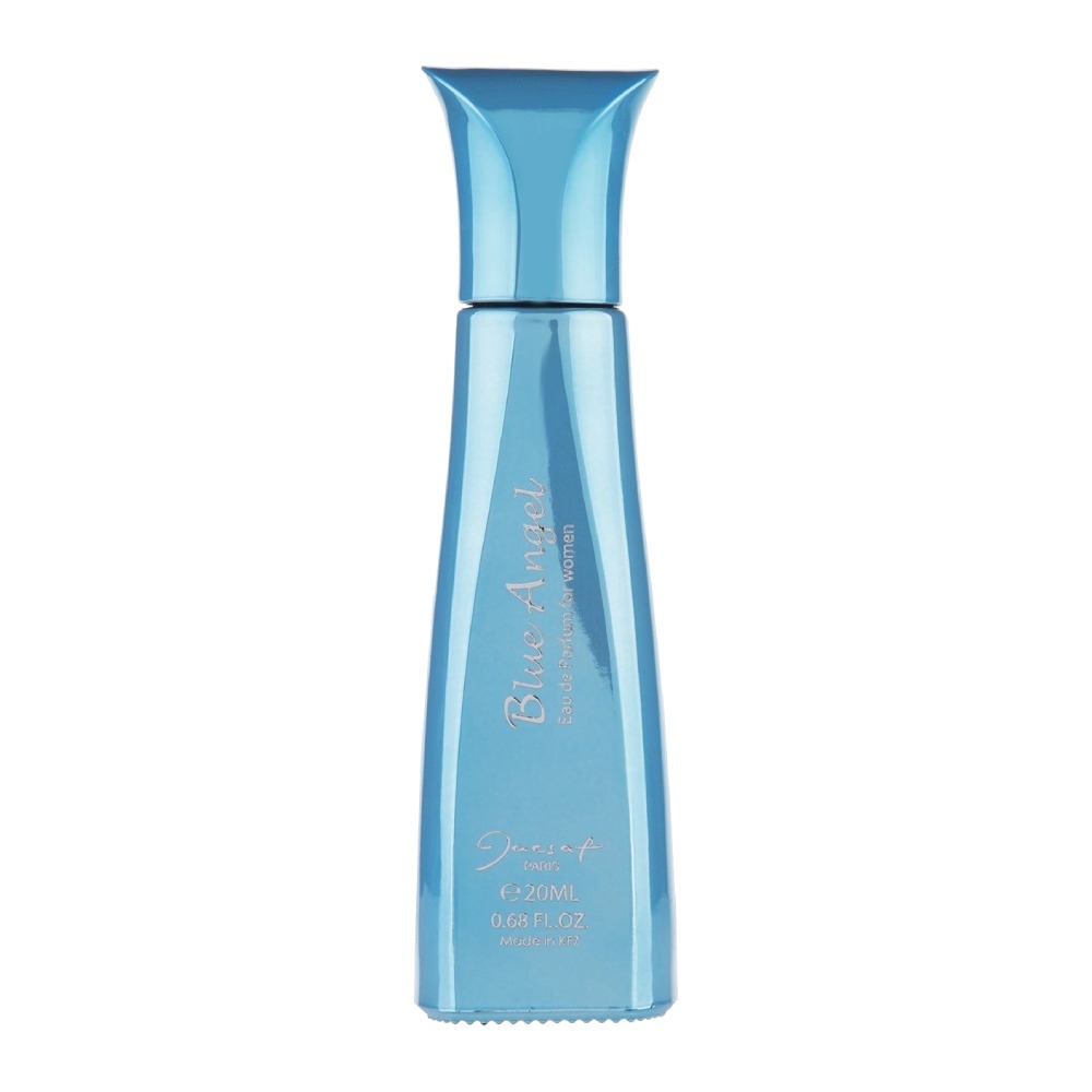 عطر جیبی زنانه ژک ساف Jacsaf مدل Blue Angel رایحه خنک و شیرین حجم 20 میل
