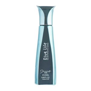 عطر جیبی زنانه ژک ساف Jacsaf مدل Blue Life رایحه خنک حجم 20 میل
