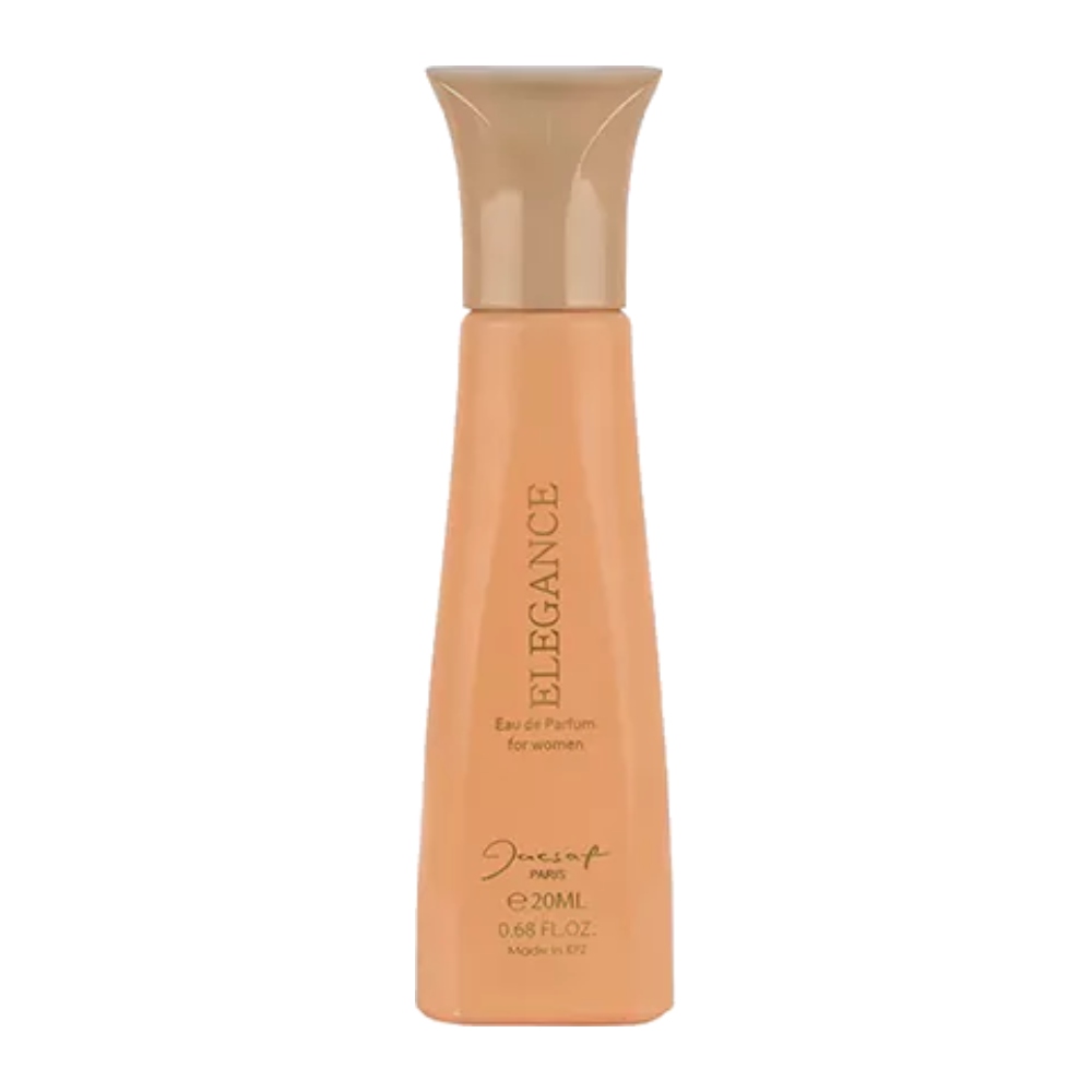 عطر جیبی زنانه ژک ساف Jacsaf مدل Elegance رایحه معتدل و شیرین حجم 20 میل