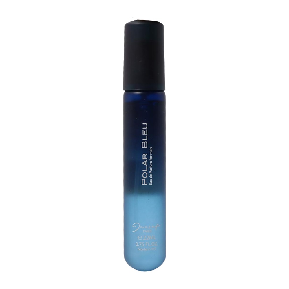 عطر جیبی مردانه ژک ساف Jacsaf مدل Polar Bleu رایحه تلخ و خنک حجم 22 میل