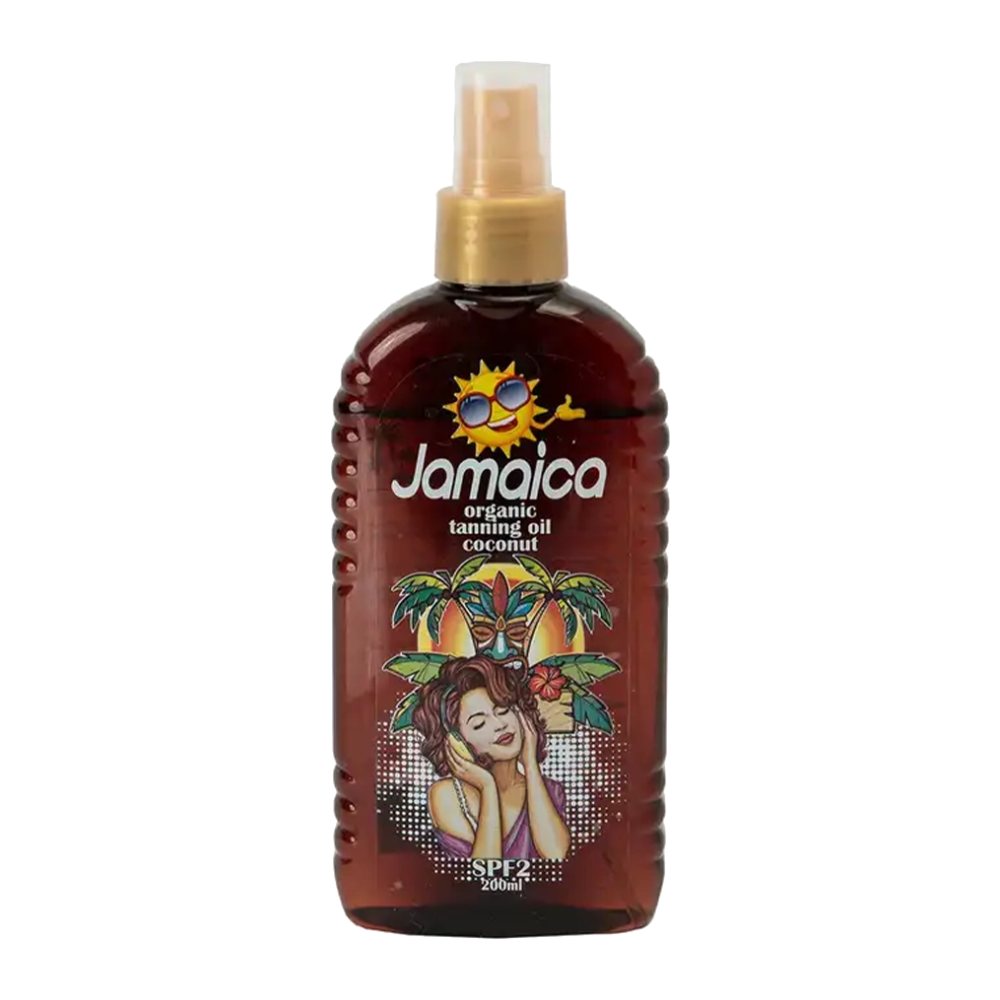 روغن برنزه کننده بدن جامائیکا Jamaica مدل Coconut حاوی روغن نارگیل حجم 200 میل