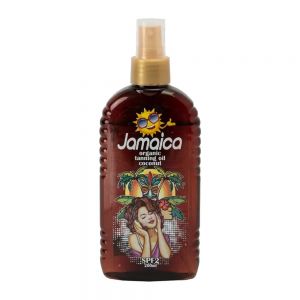 روغن برنزه کننده بدن جامائیکا Jamaica مدل Coconut حاوی روغن نارگیل حجم 200 میل