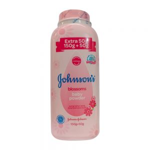 پودر بچه جانسون Johnsons مدل Blossoms رایحه شکوفه و گل وزن 200 گرم