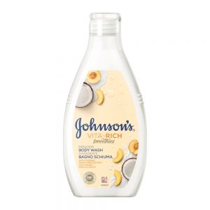 شامپو بدن جانسون Johnsons سری Vita Rich مدل Yoghurt Peach And Coconut حجم 750 میل