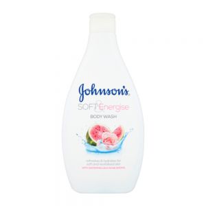 شامپو بدن Johnsons مدل Soft And Energise رایحه هندوانه و گل رز حجم 400 میل