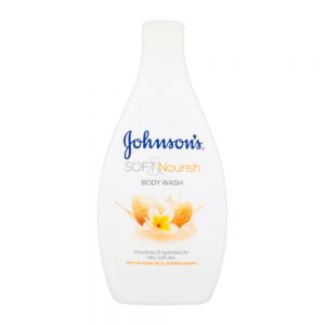 شامپو بدن Johnsons مدل Soft And Nourish حاوی عصاره بادام حجم 400 میل