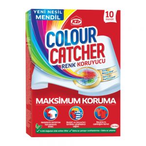پد ضد رنگ ماشین لباسشویی k2r مدل Color Catcher بسته 10 عددی
