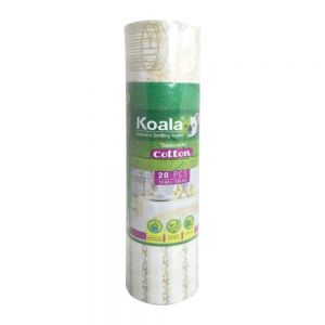 سفره یکبار مصرف رولی کوالا Koala مدل Cotton کتان بسته 20 عددی