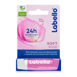 بالم لب Labello مدل Soft Rose طعم گل رز وزن 4.8 گرم