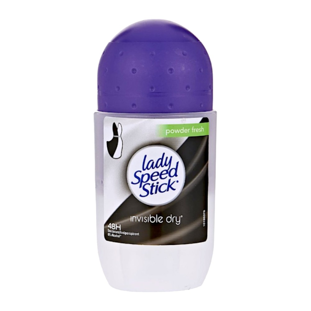 مام رول زنانه Lady Speed Stick مدل Powder Fresh Invisible Dry حجم 50 میل