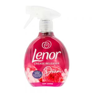 اسپری ضد چروک و خوشبو کننده لباس Lenor مدل Divine رایحه گل یاسمن حجم 500 میل