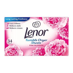 خوشبو کننده ورقه ای لباس Lenor مدل Pink Blossom بسته 34 عددی