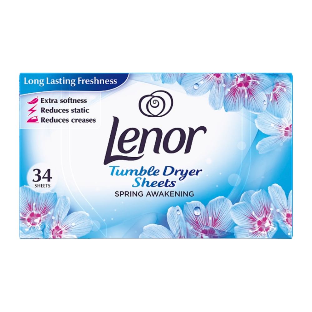 خوشبو کننده ورقه ای لباس Lenor مدل Spring Awakening بسته 34 عددی