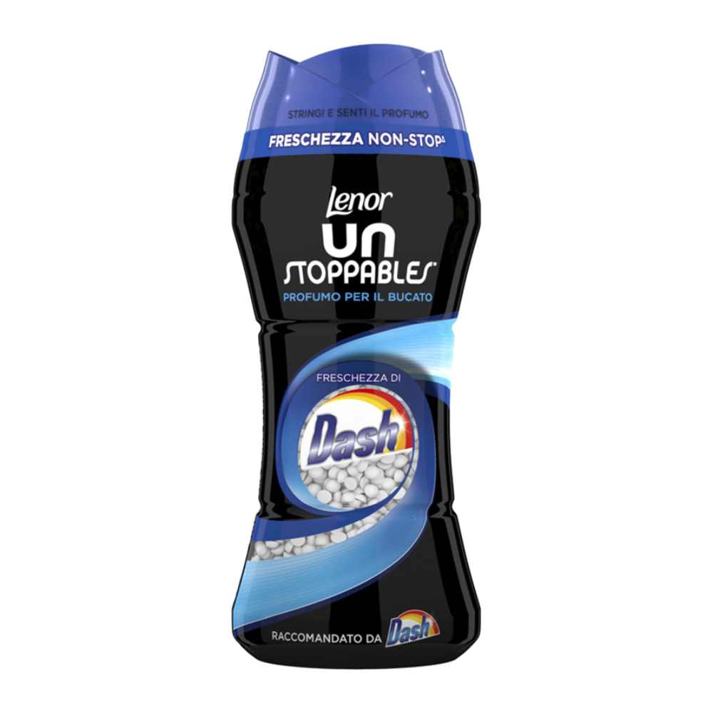 خوشبو کننده لباس Lenor مدل Unstoppables Dash رایحه خنک وزن 210 گرم