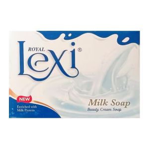 صابون زیبایی لکسی Lexi مدل Milk Soap حاوی عصاره شیر وزن 90 گرم