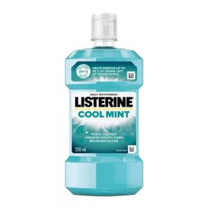 دهان شویه لیسترین Listerine مدل Cool Mint رایحه نعنای تند حجم 250 میل