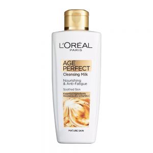 شیر پاک کننده لورآل L'Oreal مدل Age Perfect آبرسان حجم 200 میل