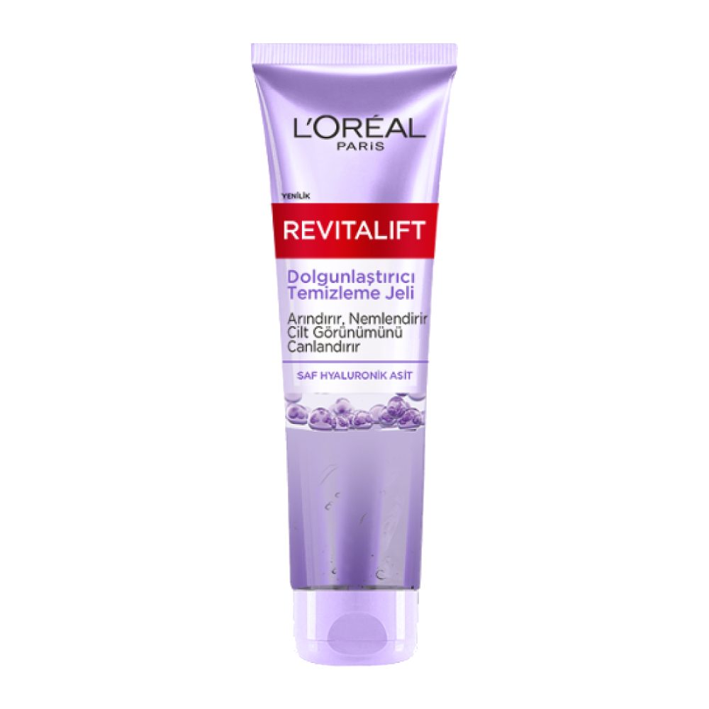 ژل شستشوی صورت لورآل L'Oreal مدل Revitalift حاوی هیالورونیک اسید حجم 150 میل