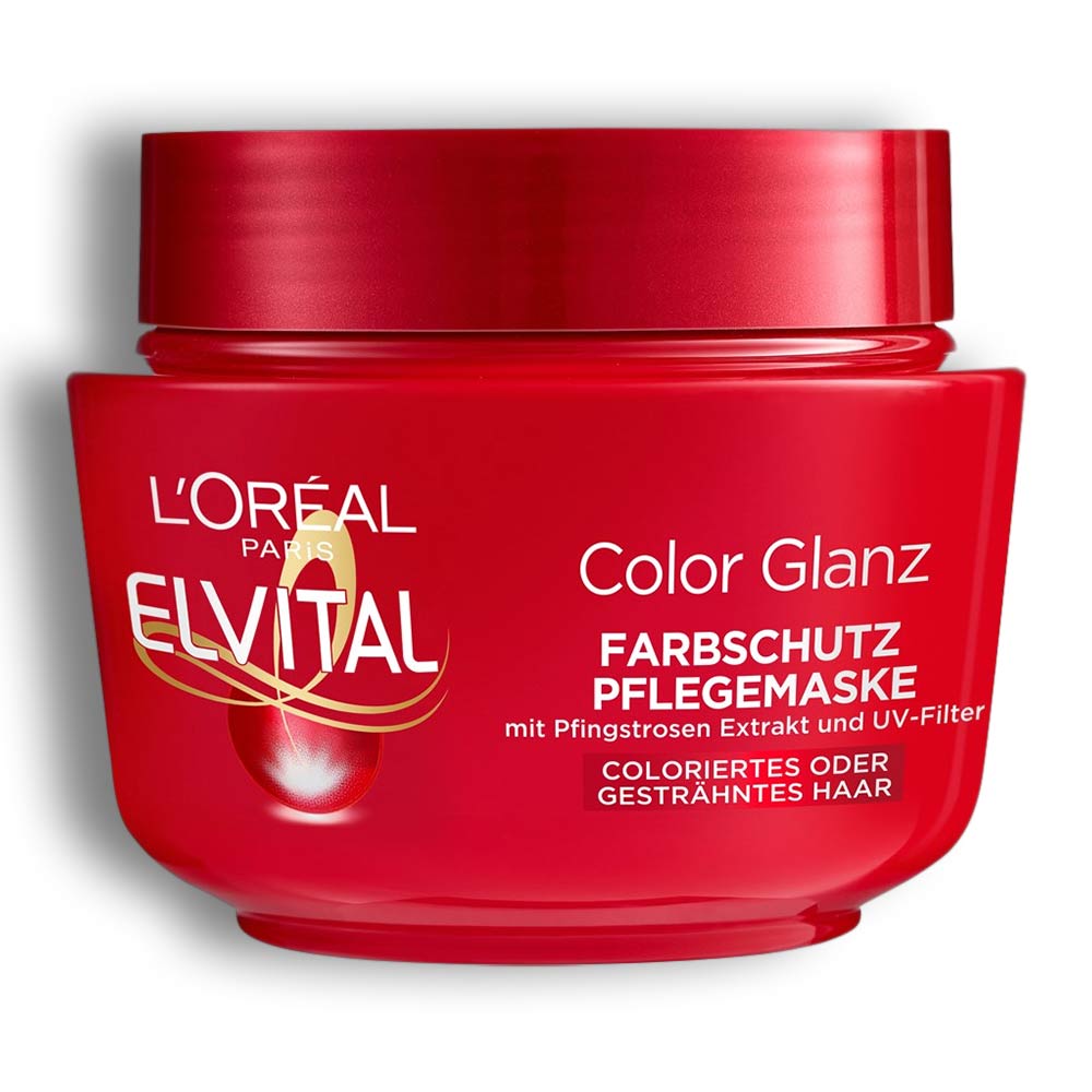 ماسک موی رنگ شده L'Oreal سری Elvital مدل Color Glanz حجم 270 میل