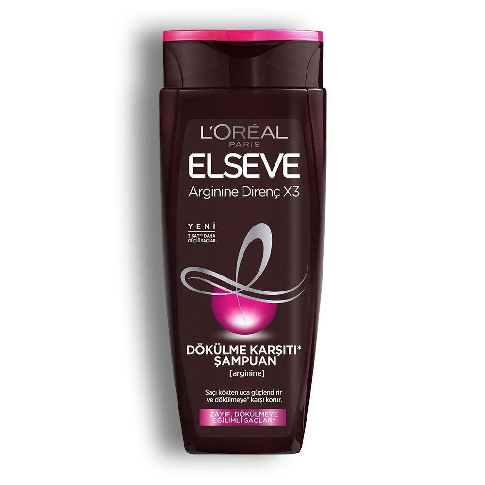 شامپو موی سر L'Oreal سری Elseve مدل Arginine Resist X3 حجم 450 میل