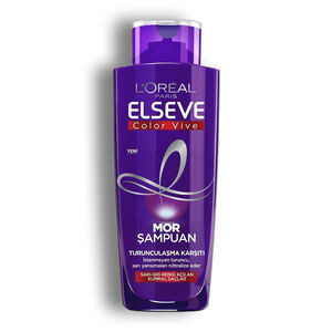 شامپو بنفش موی سر L'Oreal سری Elseve مدل Color Protect حجم 200 میل