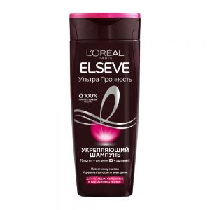 شامپو تقویت کننده مو لورال L'Oreal سری Elseve مدل Ultra Strength حاوی آرگان حجم 400 میل