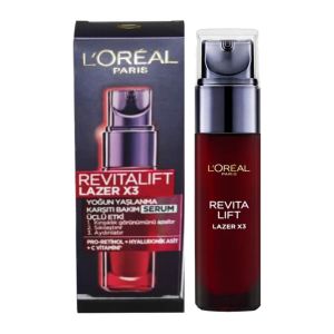 سرم ضد چروک لورآل L'Oreal مدل Revitalift Laxer X3 صاف کننده پوست حجم 30 میل