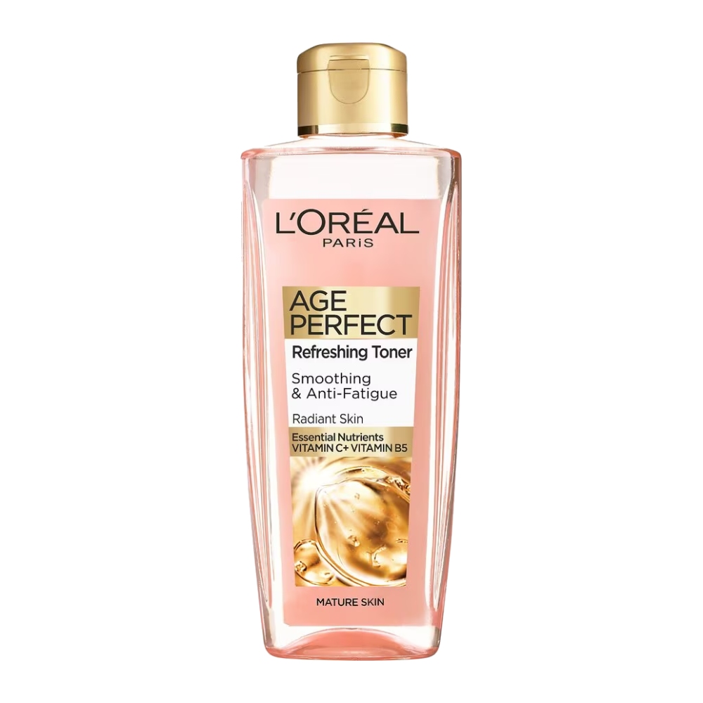 تونر لورآل Loreal مدل Age Perfect شاداب کننده و جوان کننده حجم 200 میل