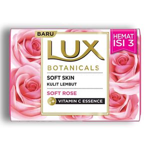 صابون Lux سری Botanicals مدل Soft Rose وزن 110 گرم