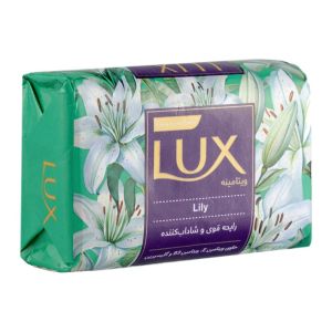 صابون دست و صورت لوکس Lux مدل Lily حاوی عصاره گل نیلوفر وزن 90 گرم