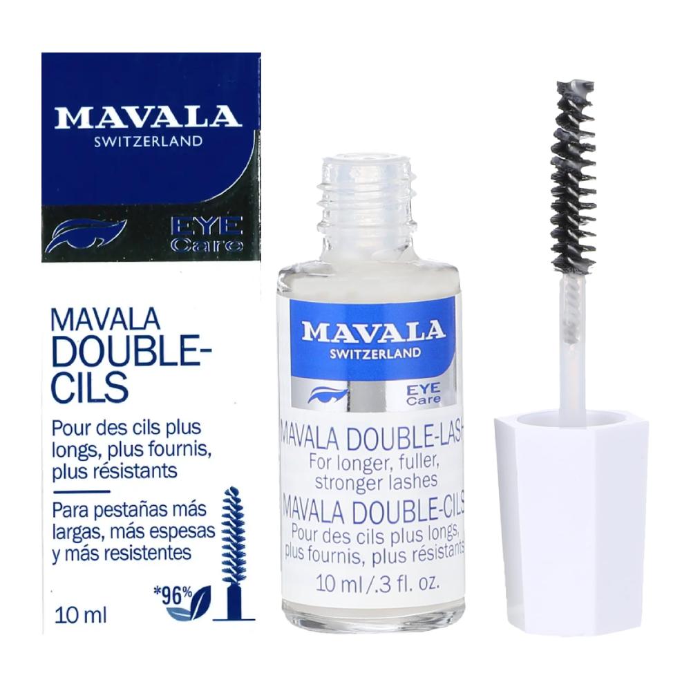 محلول تقویت کننده مژه وابرو ماوالا Mavala مدل Double Lash حجم 10 میل